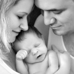 Newborn Family of Three