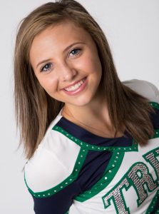 Senior cheerleader